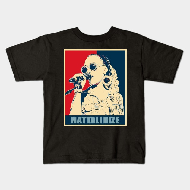 Nattali Rize Reggae Hope Poster Popart Kids T-Shirt by Odd Even